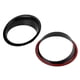 thumbnail image 4 of 1 Pair Car Front Headlight Lamp Cover Trim Fit for Jeep Wrangler 2007-2017Black, 4 of 5