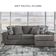 Signature Design by Ashley Gardiner Pewter Sofa Chaise