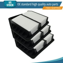 YXPCARS 3PCS Front Engine Air Filter for 2008 - 2012 Honda Accord 2012 - 2015 Honda Crosstour, New Air Filter Replacement (CA10467)