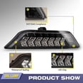 thumbnail image 3 of Pair LED Sequential Turn Signal Lights for 2015-2017 Ford Mustang DRL Dynamic Lamps, 3 of 7