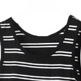 thumbnail image 5 of Fsgntruao Plus Size Pajama Set for Women Striped Sleeveless Tank Tops with Wide-Leg Long Pant Casual Nightwear Sleepwear, 5 of 5