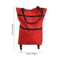 thumbnail image 3 of Foldable Rolling Grocery Tote Bag with Wheels, Expandable Reusable Shopping Bag for Picnic and Travel, 3 of 6