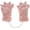 Pink, variant on Kids Winter Gloves Cartoon Plush Paw Mittens Keep Warm Glove with Neck Rope Girls Boys Cosplay Costume Gloves (4-10 years old)