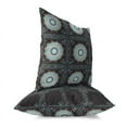 thumbnail image 3 of Twilight Blossom Throw Pillow with Removable Cover in Black 20x20, 3 of 3