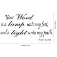 thumbnail image 2 of Khall PVC Bible Verse Wall Decals Christian Quote Walls Art Stickers Religious Decor, Sticker Decor, 2 of 7