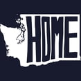 thumbnail image 3 of CafePress - Washington Home Sweatshirt (Dark) - Classic Crew Neck Sweatshirt, 3 of 4