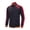 Black, variant on Men's Color Block Track Jacket Full Zip Stand Collar Athletic Activewear Coat Warm Up for Workout Running Training with Pockets, Blue, XS