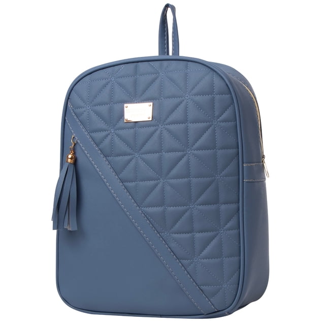 Mochila Para Mujer Fana Oba Color Azul Con Asas