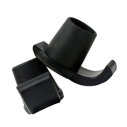 UEETEK Drive Walker Parts Walker Glide Skis Rubber Black Stability 1 Pair