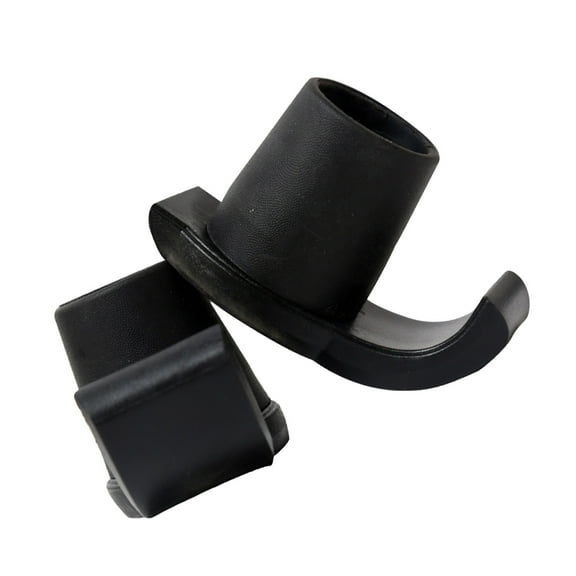 UEETEK Drive Walker Parts Walker Glide Skis Rubber Black Stability 1 Pair