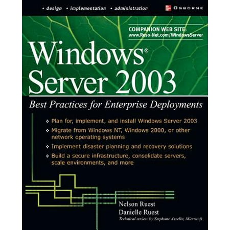 Windows Server 2003 : Best Practices for Enterprise