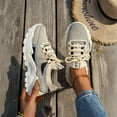 thumbnail image 5 of Women's Running Shoes for Women, Sneakers, Breathable Knitted Low Top Sports Shoes,38, 5 of 9
