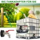 thumbnail image 5 of Adaptador de tanque para contenedor IBC, nuevo y de alta calidad, adaptador de drenaje de tanque de contenedor IBC, válvula de bola de manguera de jardín de acero inoxidable 304, interruptor, 5 of 5
