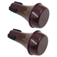thumbnail image 3 of Trumpet Mute Abs Brown 2Pack For Musicians Home Practice, 3 of 3