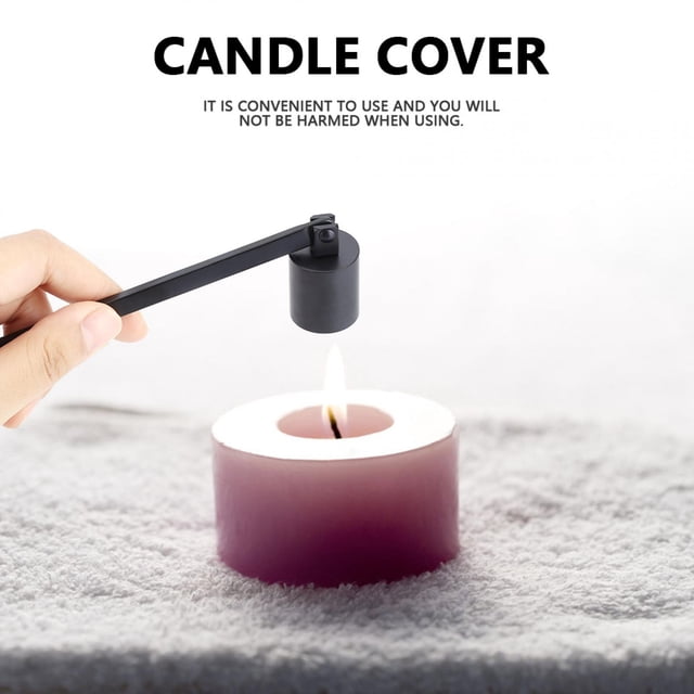 Candle Snuffer, Fashion Stainless Steel Candle Snuffer, Straight Tube Shaped Candle Snuffer Wick Trimmer Cover Hand Tool