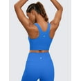 thumbnail image 2 of CRZ YOGA Butterluxe Racerback Longline Sports Bras for Women Padded Crop Workout Tank Top, 2 of 4