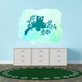 thumbnail image 3 of Animal Wall Decals for Children Playroom - Owl Sitting on a Branch with Babies Owl DIY & Creativity Boy Girl Bedroom Wall Sticker - Size: 10 In x 8 In, 3 of 5