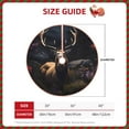 thumbnail image 2 of Fotbe Regal Stag In Forest Pattern Christmas Tree Skirt, Tree Skirts Plush Christmas Decorations, Christmas Tree Skirts Xmas Decorations Holiday Party Decor-30", 2 of 6