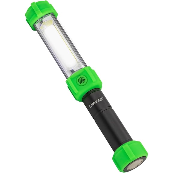 Kodiak 2000-Lumen Tactical Flashlight, Compact Rechargeable Flashlight with Magnetic Base
