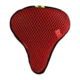 thumbnail image 3 of Almencla Seat Cushion Cover Cycling Components Mesh Mountain Bikes Seat Cover Red, 3 of 8