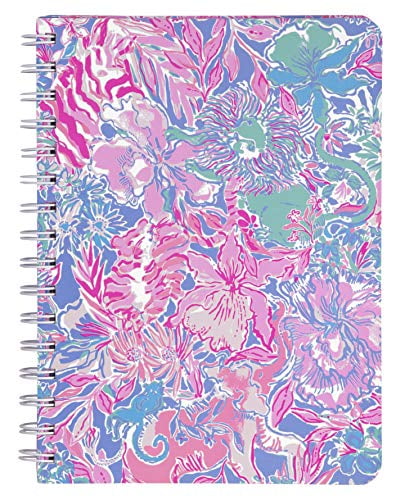 the 9.75" x 7" with 80 pages Lilly Pulitzer Women's Hard Cover Spiral Notebook the 9.75" x 7" with 80 pages Lilly Pulitzer Women's Hard Cover Spiral Notebook
