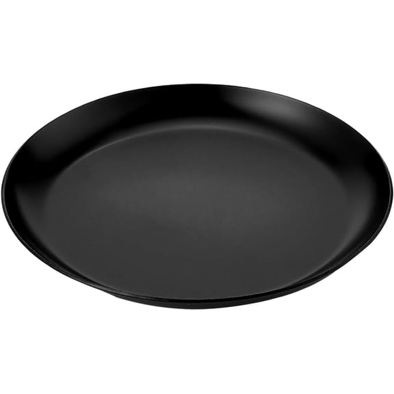 3.94 Inch Round Black Trinket Dish Stainless Steel Ring Tray Jewelry Rack Display Holders for Earrings Necklaces Bracelets Watches Keys Organizers Home Wedding Party Decorations 1pc