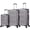 Grey, variant on TUCCI Italy Avenza 3-Piece Hardside Spinner Luggage Set, Lightweight 20" 24" 28" Suitcases with Combination Lock - Gray