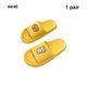 thumbnail image 4 of Sonducket Sandalia transpirable para mujer, y a la moda, suave, gruesa, con plataforma inferior, zapatillas con punta abierta, zapatillas Calzado Amarillo 36/37.1, 4 of 6