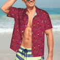 thumbnail image 5 of Lsque African Women Bearing Clay Pots pattern Hawaiian Shirt for Men, Unisex Summer Beach Casual Short Sleeve Button Down Shirts-3X-Large, 5 of 9