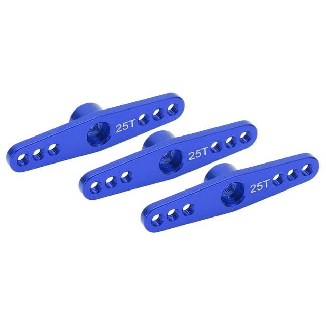 Cuerno de brazo servo RC NikouMX de Aluminio en T 25T 3 Piezas