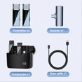 thumbnail image 1 of Wireless Lavalier Microphone with Charging Box for Live Streaming,B, 1 of 5