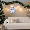 thumbnail image 4 of 10 Inch Plastic Wall Clock Living Room Quartz Silent, 4 of 8