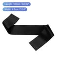 thumbnail image 2 of Uxcell Blank Satin Sash, 4Pcs Blank Sash Plain Satin Sashes DIY Sash Accessory, Black, 2 of 6