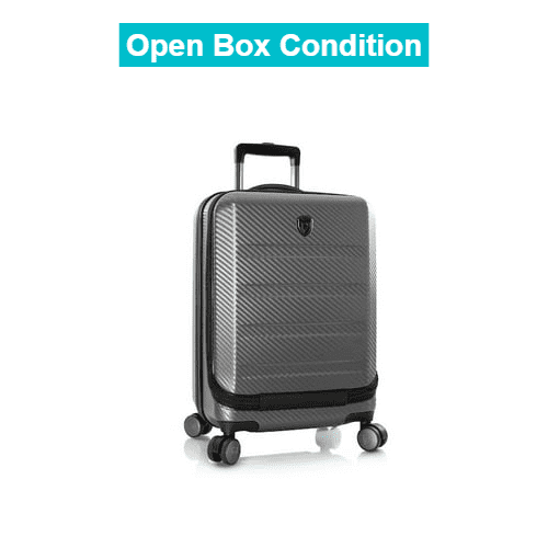 Open Box Heys EZ Access 2.0 Charcoal 21" Carry on Hardside Spinner Luggage