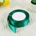 thumbnail image 4 of MasteelfCA 1 Roll Double-sided Ribbon Satin Ribbon Party Decoration Craft Ribbon Cake Shop Wedding Birthdy Gift Wrapping Tape 25 Yards (56# Green), 4 of 7