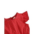 thumbnail image 4 of Toddler Kids Girl Shorts Set Polka Dot Sleeveless Tops+Shorts Outfits, 4 of 6
