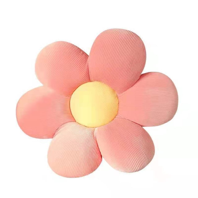 Cojín de asiento con almohada de flores para el suelo, bonita decoración de habitación para niñas, adolescentes, almohada de flores para leer y descansar, almohada cómoda para niños oso de fresa Juguete