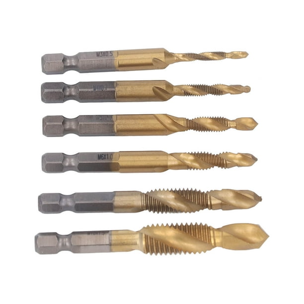 Threaded Drill Taps Thread Tapping Tool Wear Resistance M3 M4 M5