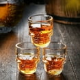thumbnail image 2 of Skull Glass Shot Glasses- Set of 6 1.75oz, Clear, 2 of 5