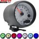 thumbnail image 1 of Dragon 3.75 Inch Racing Car Tachometer Gauge 7 Led Colors 0-11000 Rpm For 1/2/3/4/5/6/7/8 Cylinder Black Shell White Face Meter, 1 of 1