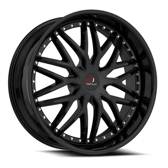 18x8 Cavallo CLV-46 Gloss Black Wheel 4x100/4x4.5 (35mm)