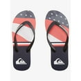 thumbnail image 3 of Quiksilver Men's Molokai 4th Flip Flop Sandals Blue 1 - AQYL101273-BYJ1  BLUE 1, 3 of 4