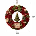 thumbnail image 5 of Christmas Wreath DIY Kit,Christmas Wreath Making Kit for Beginner & Adults, Fabric Craft Kit,DIY Holiday Decor, Handmade Christmas Art Project Gift, 5 of 8