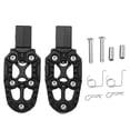 thumbnail image 1 of Reposa pies de motocicleta Unique Bargains 4.6″ trasero de aleación de aluminio pedal negro 1 juego, 1 of 6
