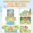 thumbnail image 6 of Children's Playground 3D Folding Book Keychain Amusement Park Campus Hanging Toy, 6 of 6