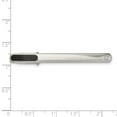 thumbnail image 4 of Chisel Stainless Steel Polished with Black Carbon Fiber .03 Carat Diamond Tie Bar, 4 of 4