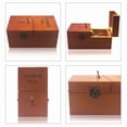 thumbnail image 3 of 2X A Useless Box with Surprises Wooden Useless Box Fully Assembled Toy for Adults and Children Dark Wood Color, 3 of 6