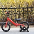 thumbnail image 2 of Bicycle Parking Rack, Bicycle Parking Rack Bicycle Rack Display Stand 10-12 Inch Children's Bike Rack,White, 2 of 5