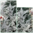 thumbnail image 6 of Christmas Decoration Clearance! Dvkptbk 20 Pcs Christmas Glitter Branches Artificial Christmas Picks Floral Twig Spray For Christmas Tree Ornaments DIY Xmas Wreath Garland, 6 of 8