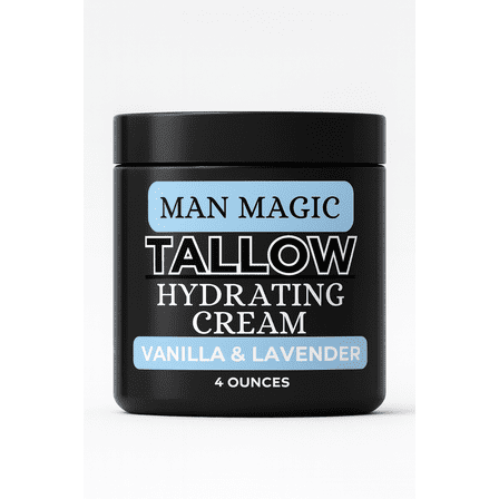 Man Magic: Tallow Moisturizer Whipped Cream-Vanilla Ice Ice Baby